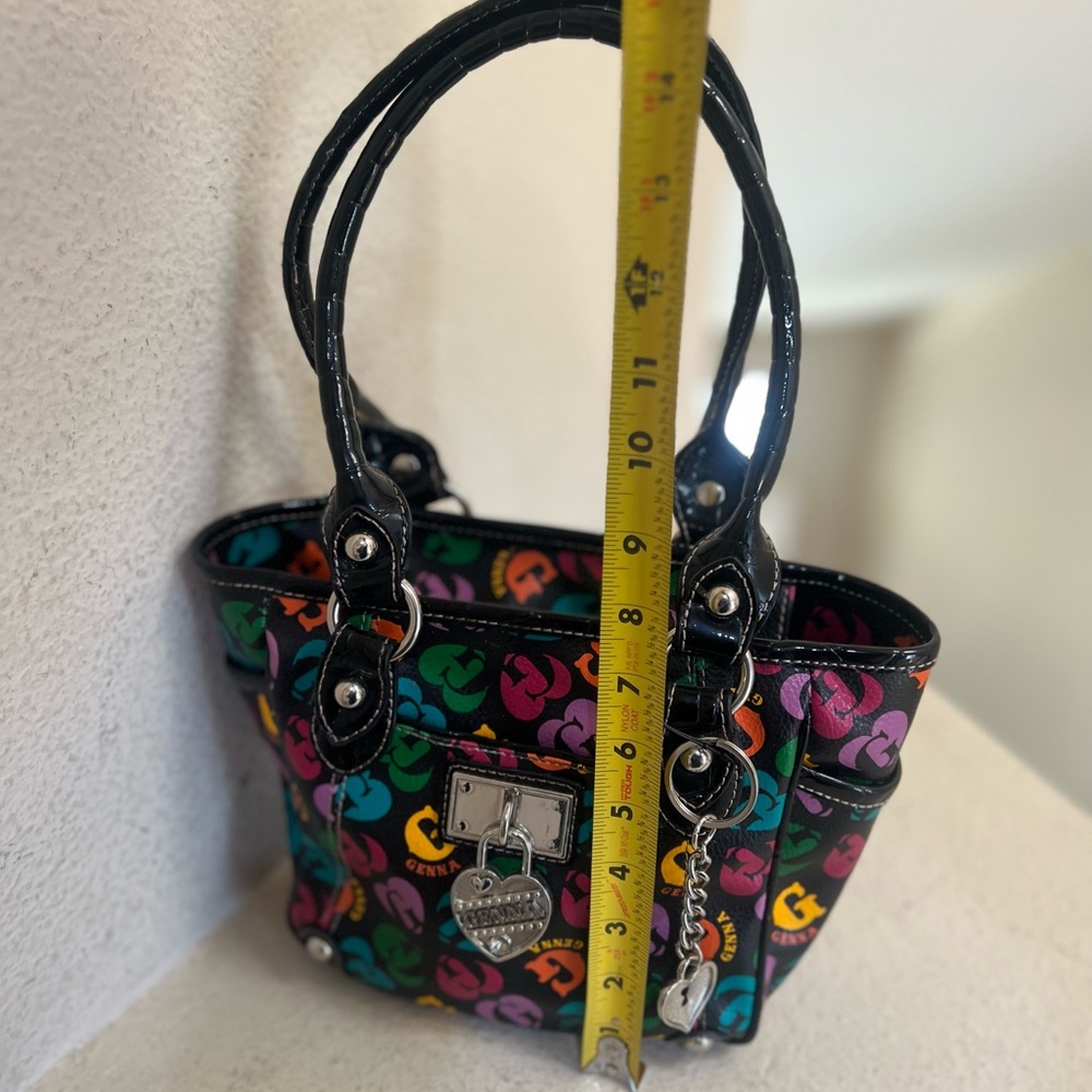 Genna by Anna De Rossi multicoloured handbag #y2k #festival tote bag - Picture 12 of 15